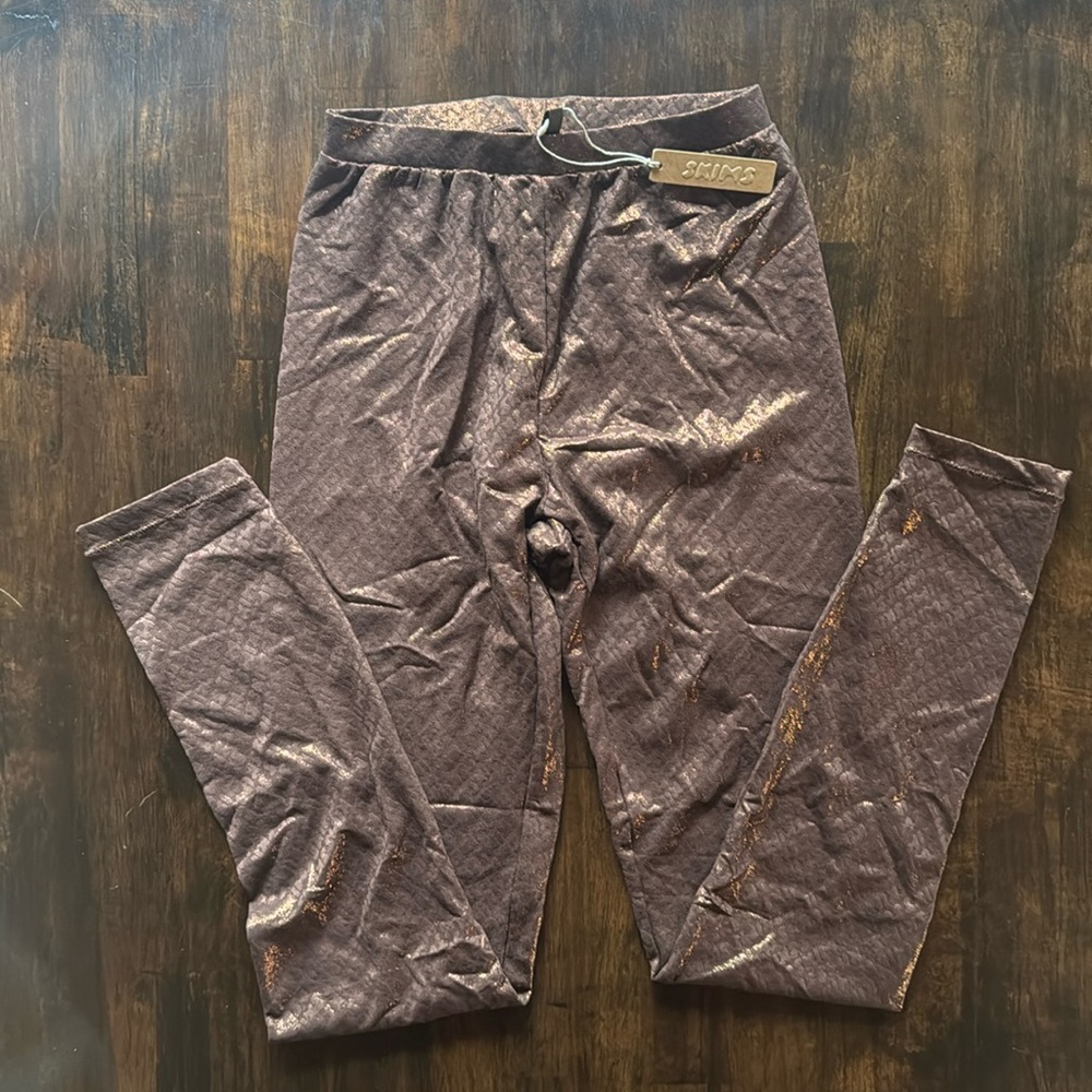 SKIMS Logo Mesh Foil Legging NWT